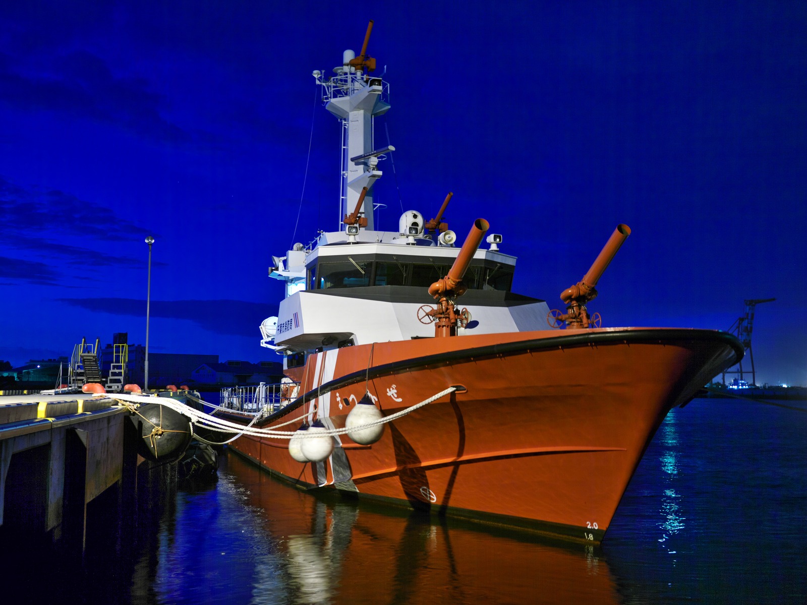 Boat photo after color cast correction