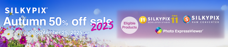 SILKYPIX Autumn 50% Off Sale 2025