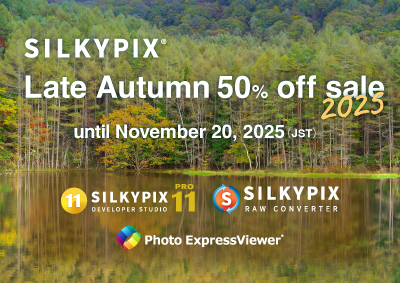 SILKYPIX Late Autumn 50% Off Sale 2025