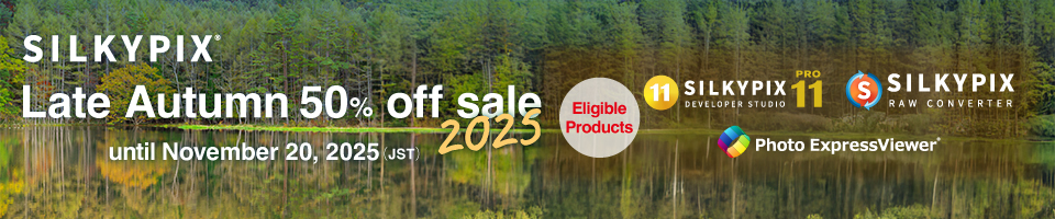 SILKYPIX Late Autumn 50% Off Sale 2025