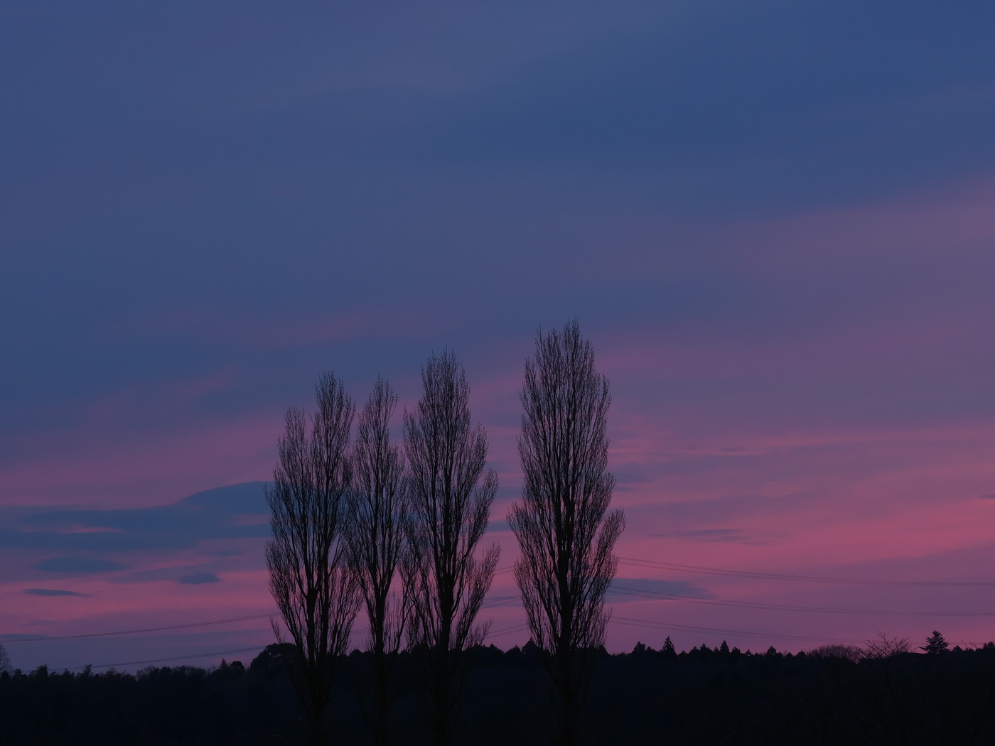 同じRAWデータから作った夕景の調整例2